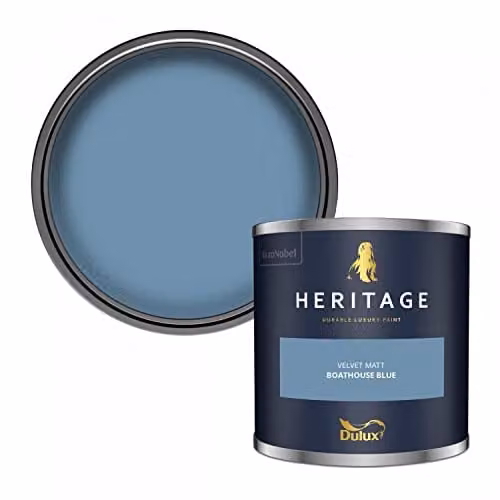 Dulux Trade Heritage Velvet Matt Emulsion Boathouse Blue, 2.5 l – 1