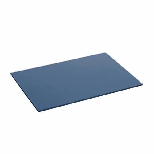 Harbour Housewares Blue Glass Rectangular Chopping Board with Non-Slip Feet, W: 30 cm, D: 20 cm