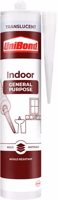 UniBond General Purpose Flexible Silicone Sealant in Transparent