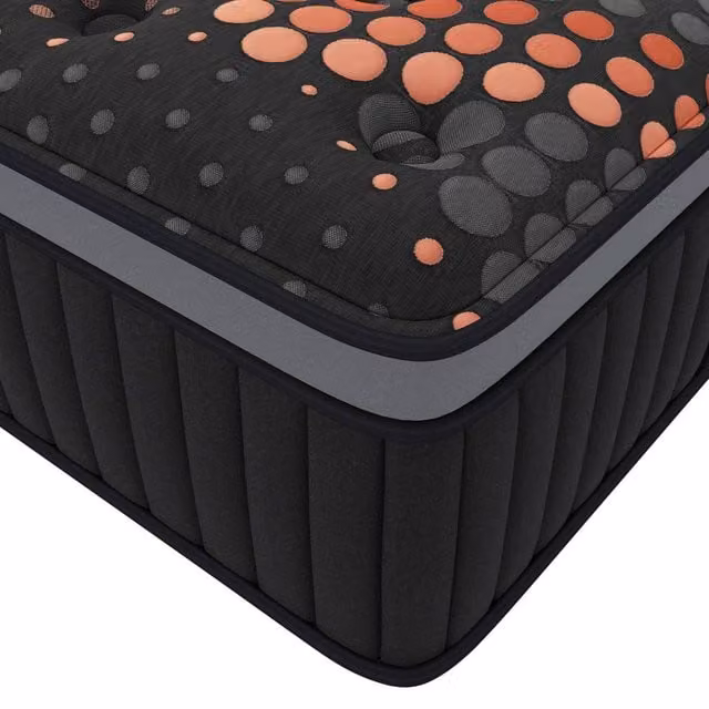 Arthur Sleep Copper Arthur 2000 Medium Firm Memory Hybrid Mattress in Anthracite, W/D/H: 120 x 200 x 35 cm – 1