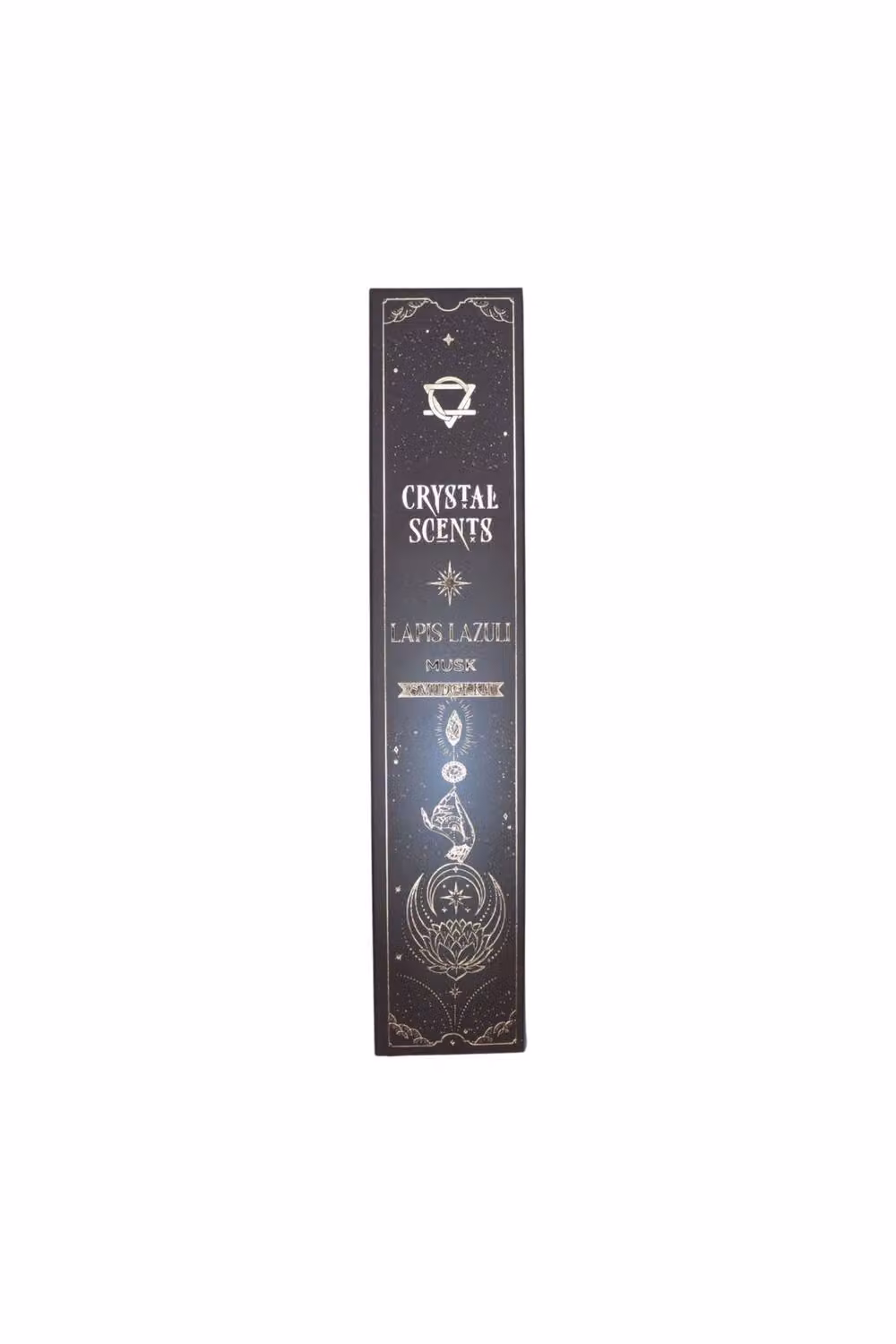 KDMD Lapis Crystal Scents Musk Smudge Incense Set with Lapis Lazuli Chips in Brown – 4