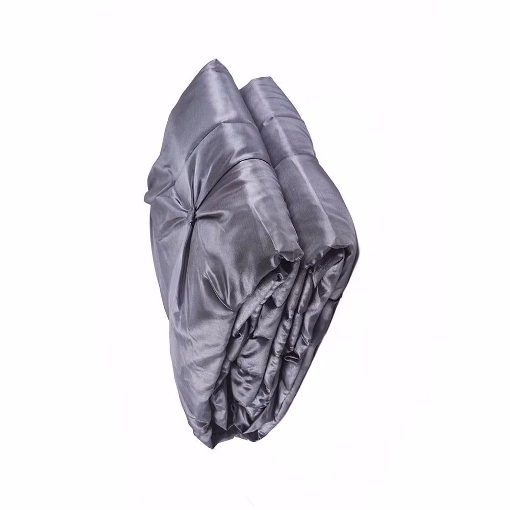 Voltico Buttoned Bedspread in Charcoal Grey, W: 140 cm, L: 200 cm – 2