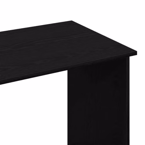 vidaXL Modern Black Writing Desk in MDF with Matt Finish, W: 102 cm, D: 50 cm, H: 75 cm – 4