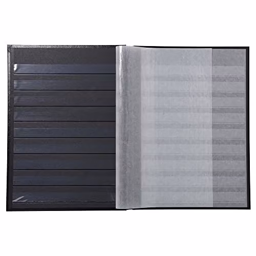 Exacompta Classic Stamp Album in Red Faux Leather, 16 Pages, W: 22.5 cm, H: 30.5 cm – 3
