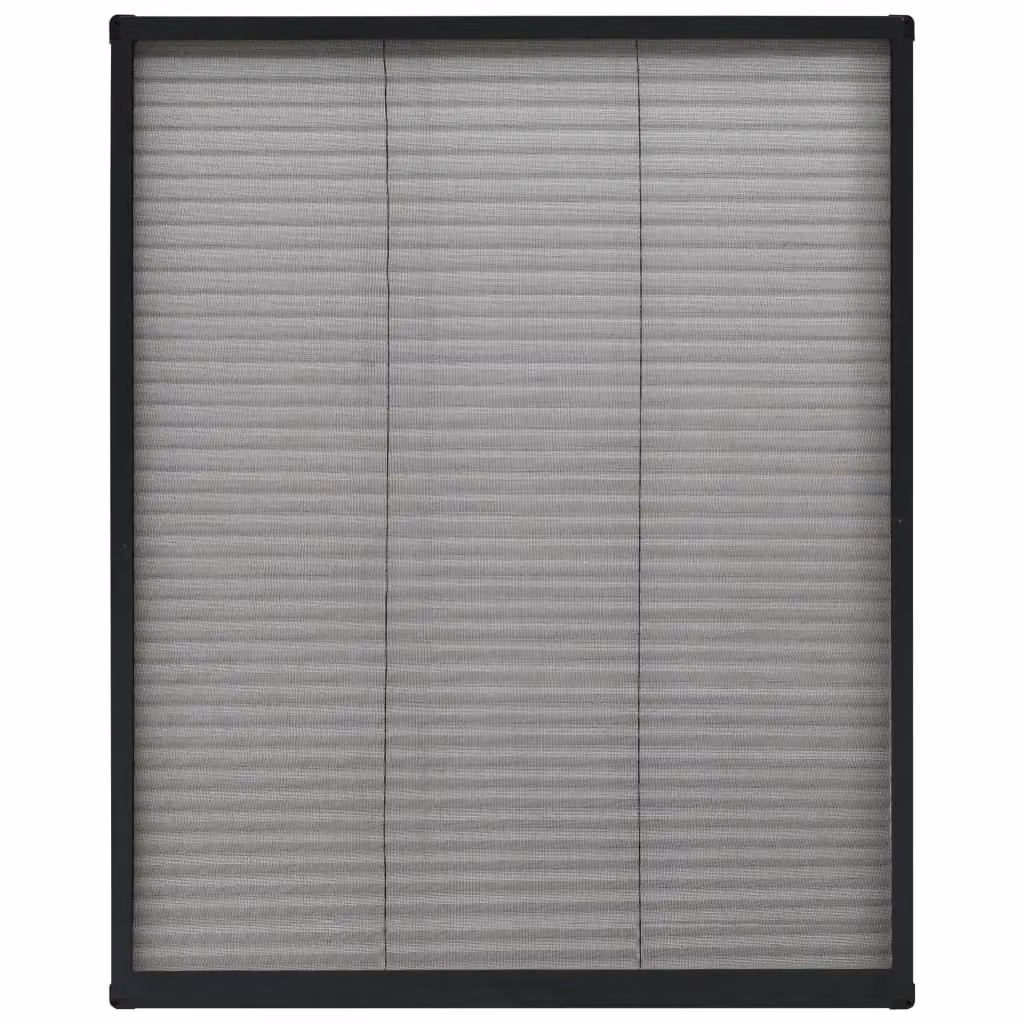 Berkfield Home Pleated Insect Screen for Windows, Aluminium, Anthracite and Black, W: 80 cm, H: 100 cm – 2