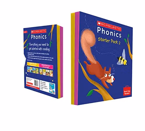 Scholastic Phonics Starter Pack 2 Multicolour Decodable Phonic Books for Ages 4-6 – 1
