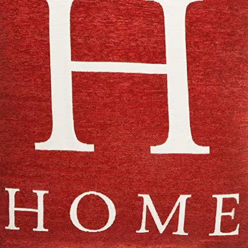 Orsina Home Red Chenille Square Cushion – 4