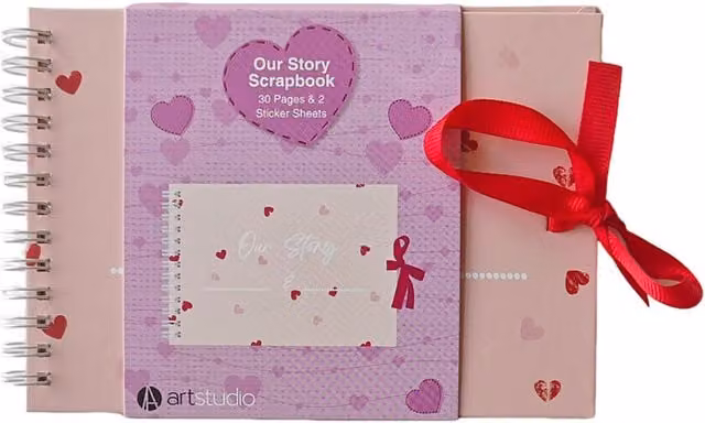Art Studio Our Story Scrapbook in Pink