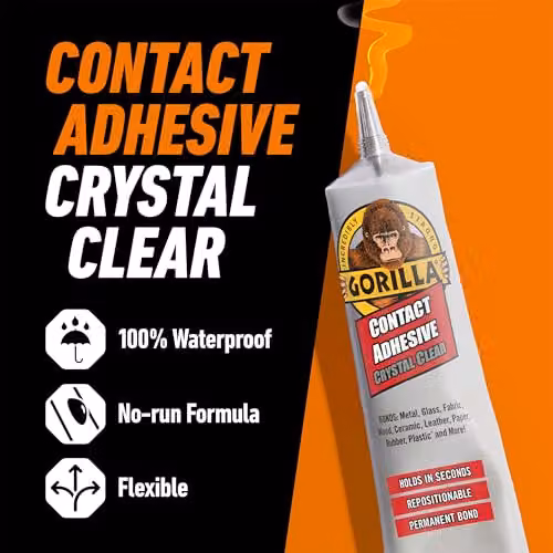 Gorilla Waterproof Contact Adhesive, Transparent, 75 g – 2