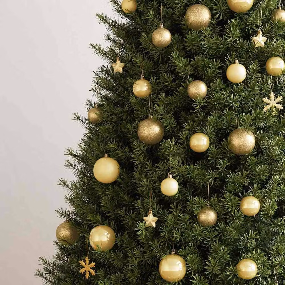 Berkfield Home 111 Piece Gold Christmas Bauble Set – 2