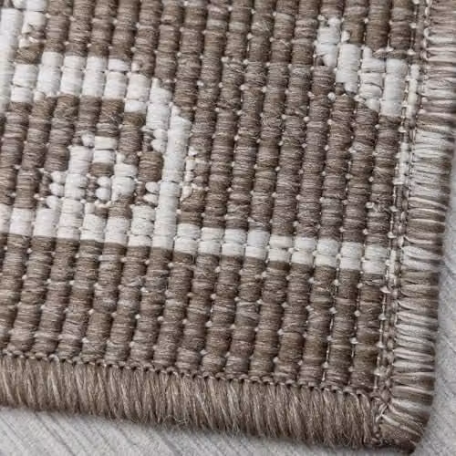 runrug Ivy Reversible Indoor/Outdoor Hallway Runner Rug, Beige Floral, W: 60 cm, L: 210 cm – 2