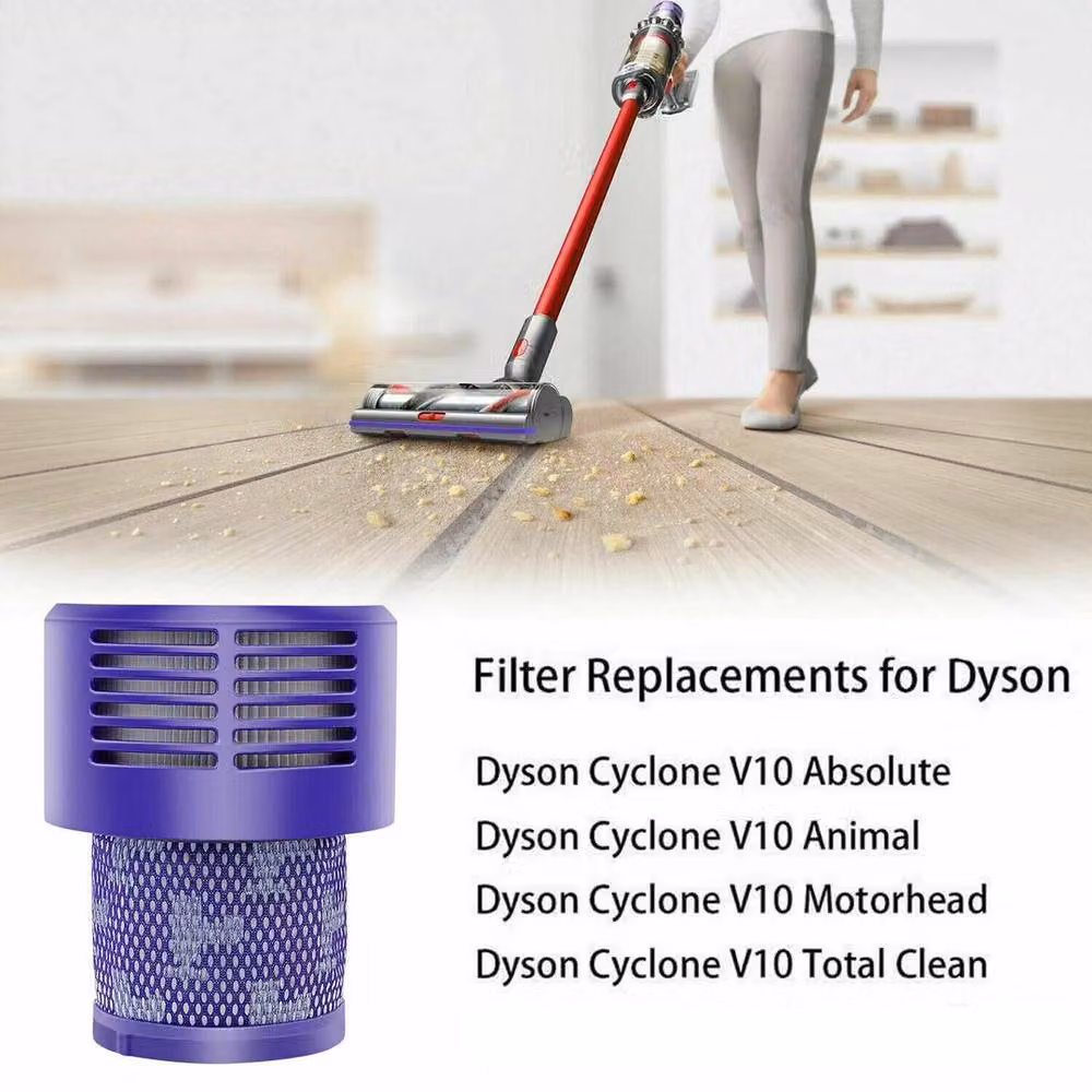PAWNORA 2-Piece Genuine Dyson V10 SV12 HEPA Filter in Purple – 5