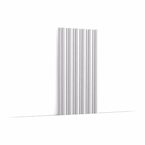 Orac Decor WX211 Modern 3D Wall Panel, White, H x W x D: 200 x 25.5 x 1.7 cm