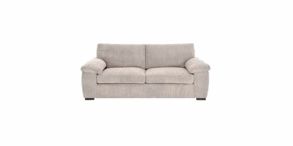 LUXURY LIFE Amalfi Collingdale Jumbo Cord Fabric Sofa Set in Beige – 2
