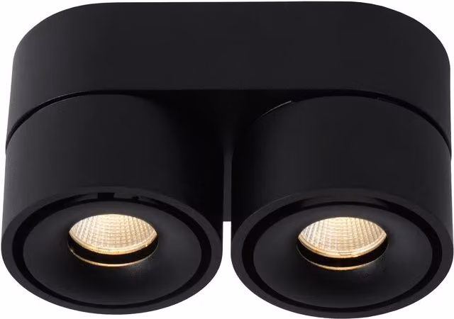 Lucide Yumiko Dimmable and Adjustable Surface Mounted LED Ceiling Spotlight in Black – 4