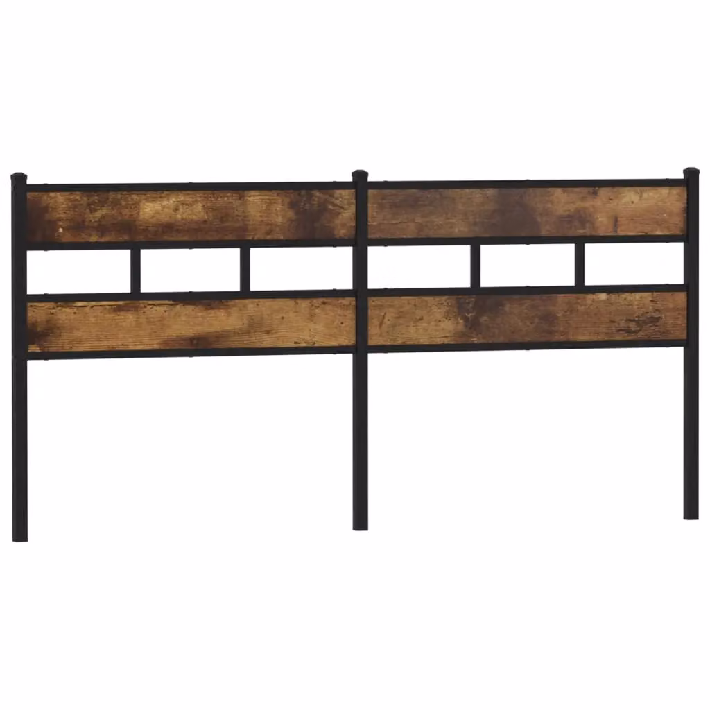 Berkfield Home Smoked Oak Headboard in Brown, Width: 180 cm – 2