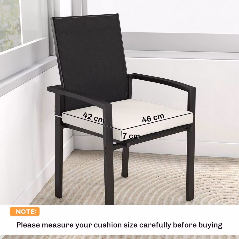 Kelvenix Foam Seat Cushion with Removable Machine Washable Polyester Cover, White, W: 190 cm x D: 100 cm – 2