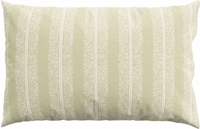 V&A Blythe Meadow Floral Cotton Percale Standard Pillowcases, Multicolour