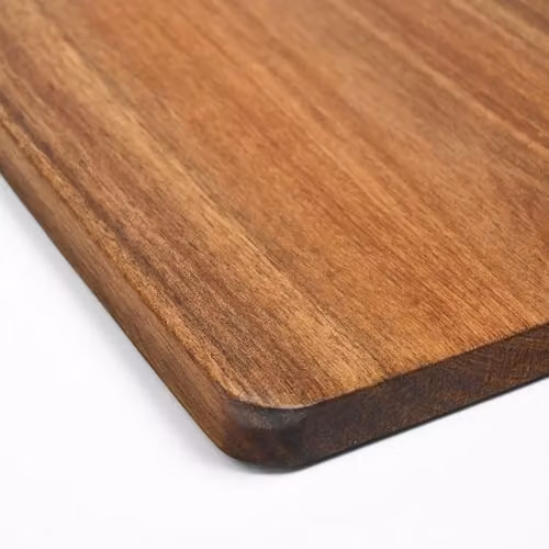 OHS Natural Acacia Wood Chopping Board with Handle for Meat, Vegetables and Charcuterie – 3