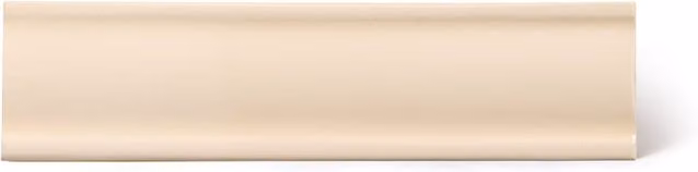 House of Hackney Navarre Dado Ceramic Field Tile Sample, Ecru/Beige, W: 3.81 cm, H: 15.24 cm, D: 38.1 cm