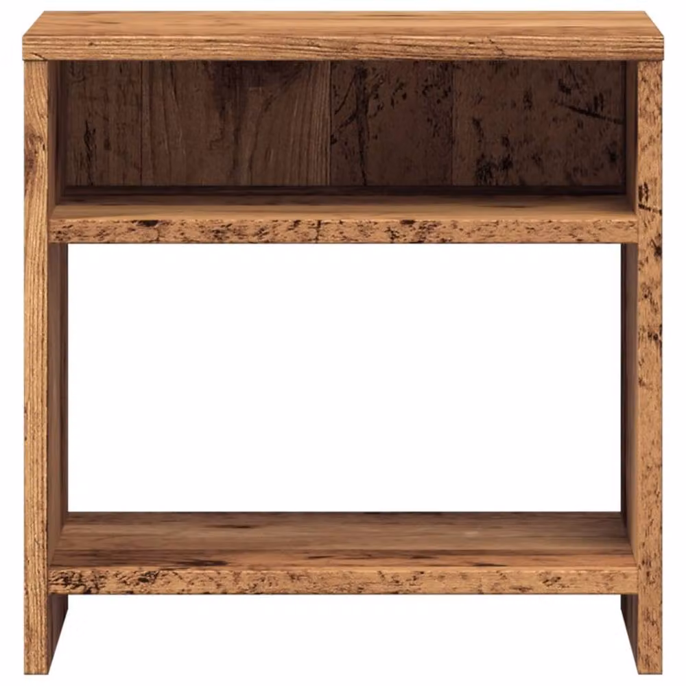 Berkfield Home Set of 2 Bedside Cabinets in Old Wood Brown, W/D/H: 40 x 30 x 40 cm – 6