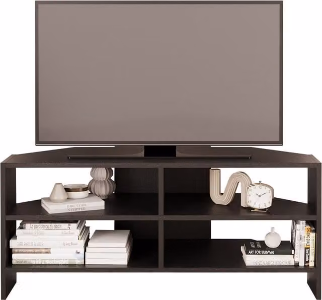 Bimossa Modern Matt Black TV Stand