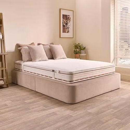 Jay-Be Ryze 800 Pocket Sprung Mattress, White, W/D/H: 120 x 200 x 23 cm – 2