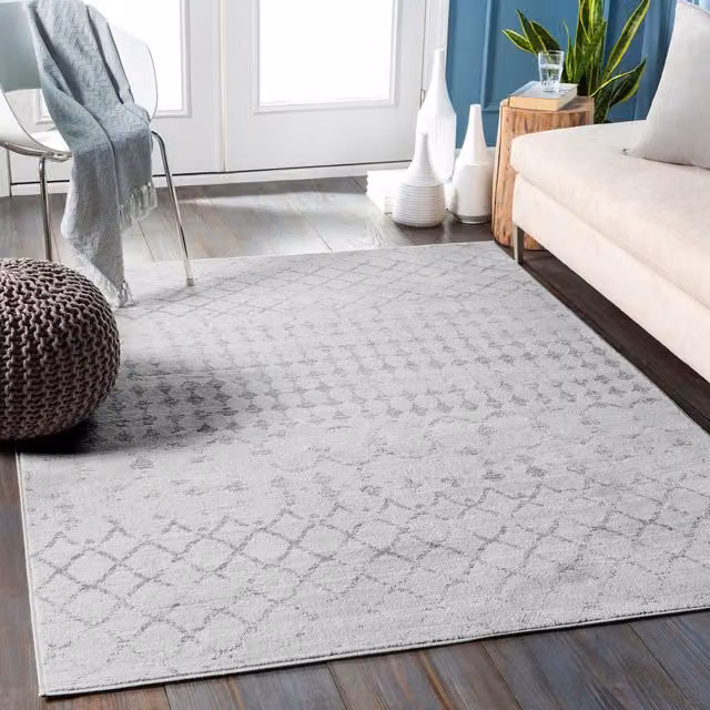 Livabliss Roma Geometric Grey Rug, W/D/H: 80 x 220 cm – 1
