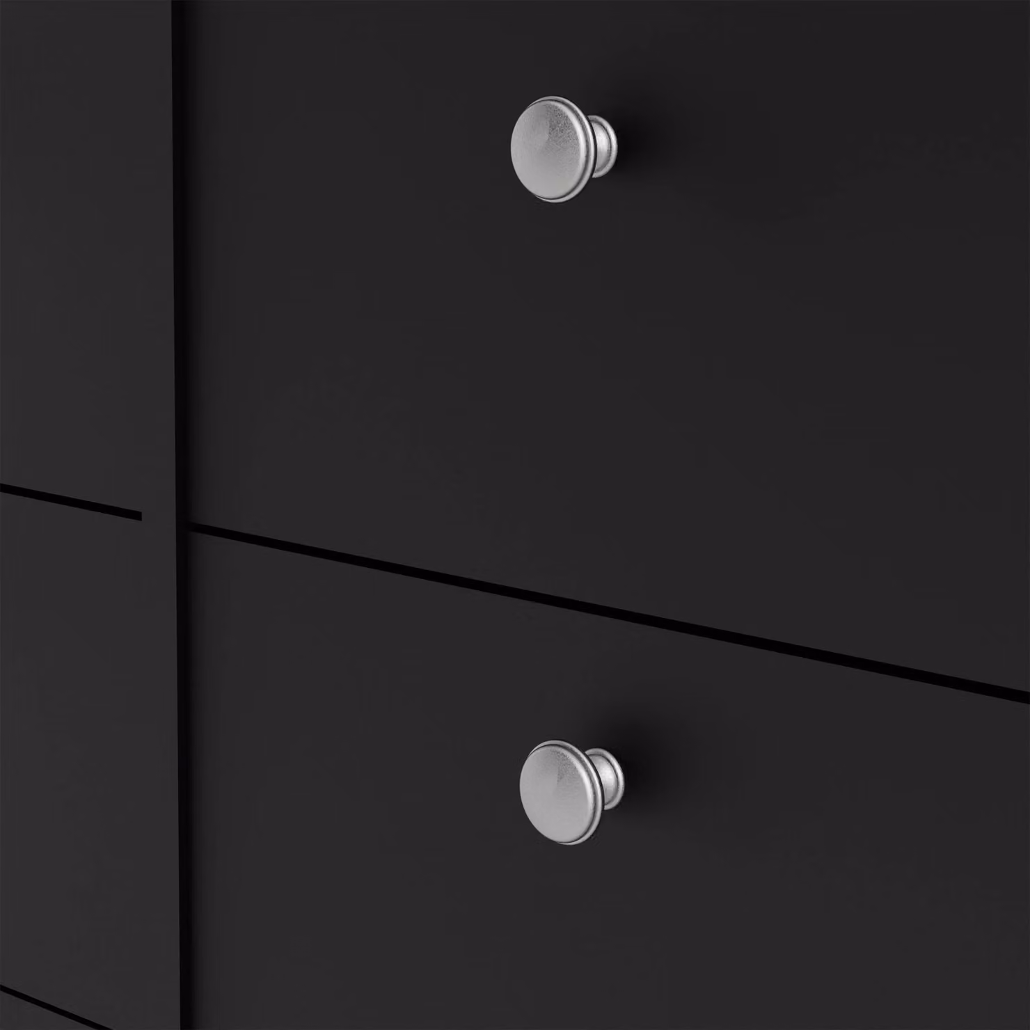 Furniture To Go Madrid Double Dresser with 4+4 Drawers in Black – 3