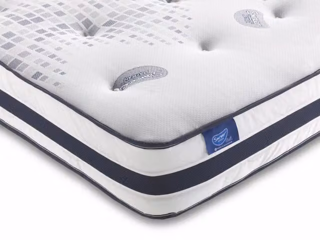 Sareer Matrah Gel Pocket Hybrid Mattress in White, W/D/H: 160 x 200 cm