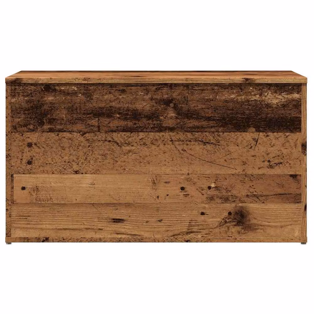 Berkfield Home Storage Chest in Brown Old Wood, W/D/H: 84 x 42 x 46 cm – 3