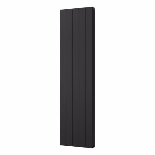 UK Radiators Thetford Black Vertical Designer Radiator Smooth Aluminium, H 180 cm x W 46.6 cm – 2