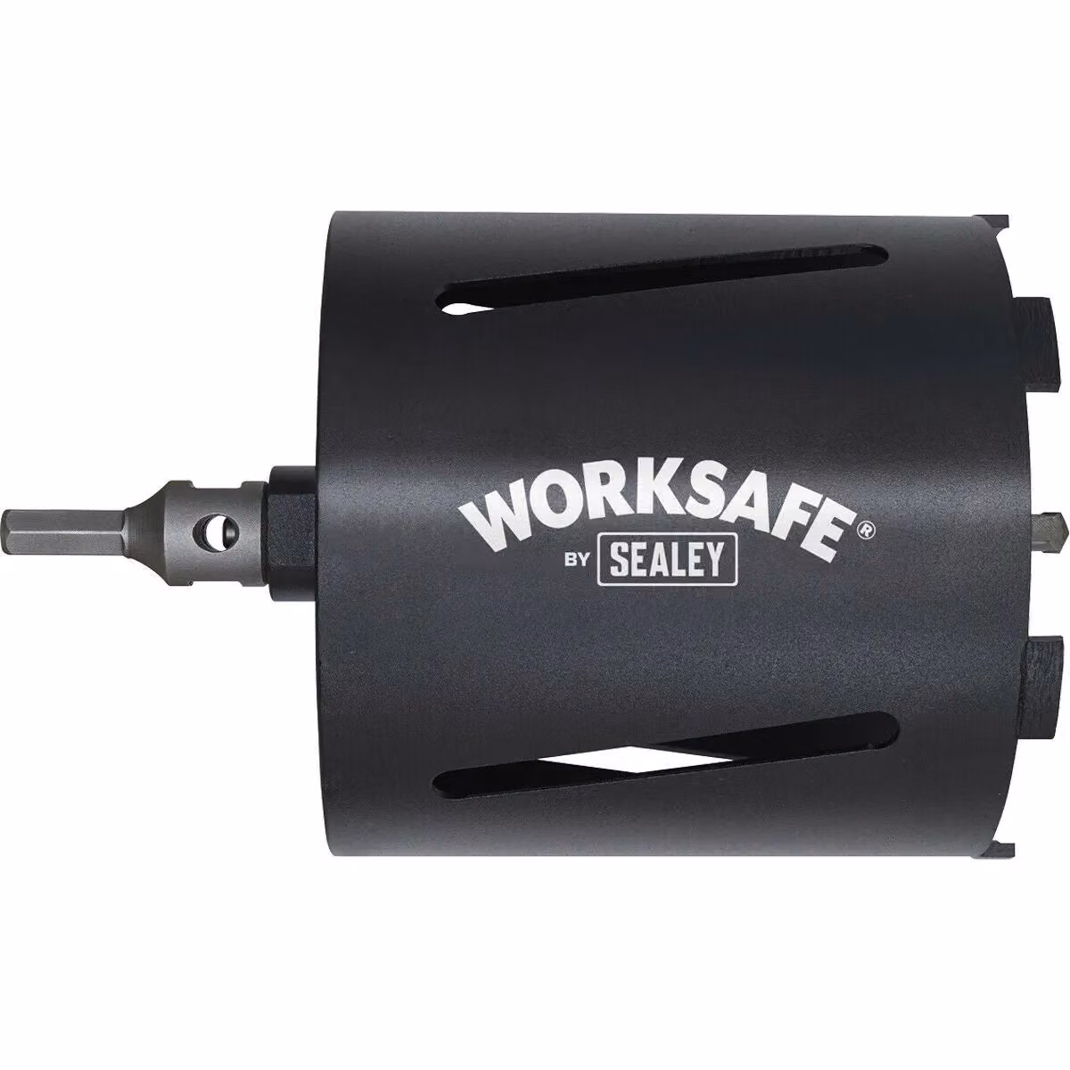 Loops Dry Diamond Core Drill Hole Saw with Hex Drive Adaptor, Black and Multicolour, W/D/H: 15 x 15 cm – 2
