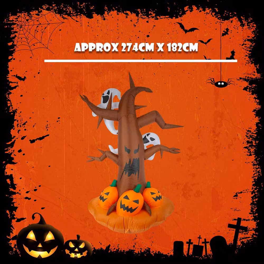 VFM e-Store Halloween Inflatable Haunted Tree Decoration in Brown and Multicolour – 2