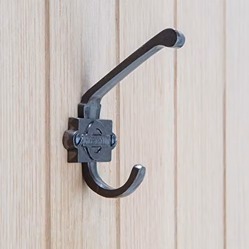 Hammer and Tongs London Underground Hat and Coat Hook in Raw Grey, W: 5.5 cm, H: 10 cm – 2