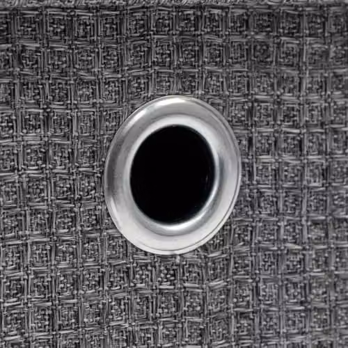 JVL Chroma Set of 3 Rectangular Fabric Storage Baskets in Grey, W/D/H: 30 x 20 x 13 cm – 3