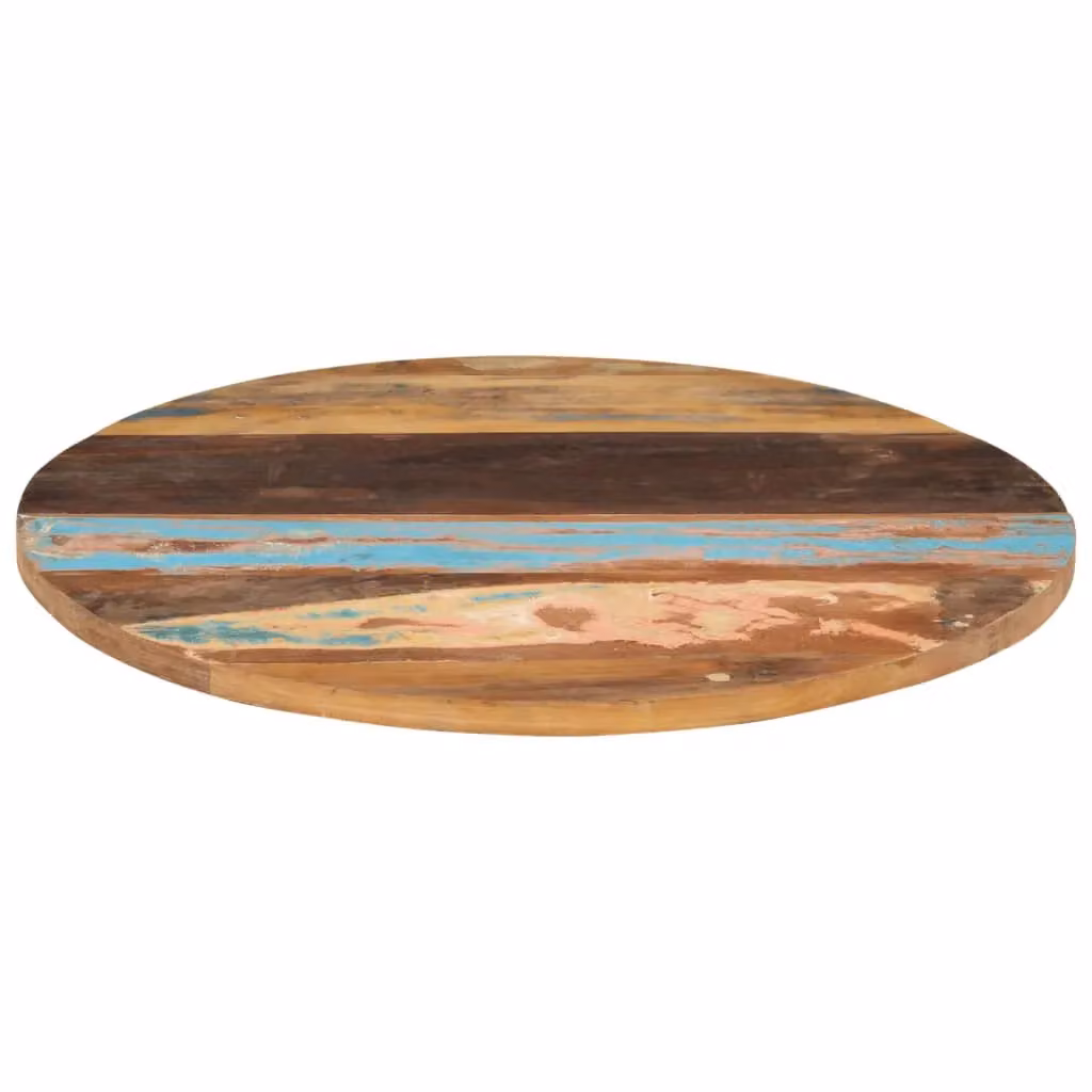 Berkfield Home Round Solid Reclaimed Wood Table Top, Diameter: 80 cm – 2