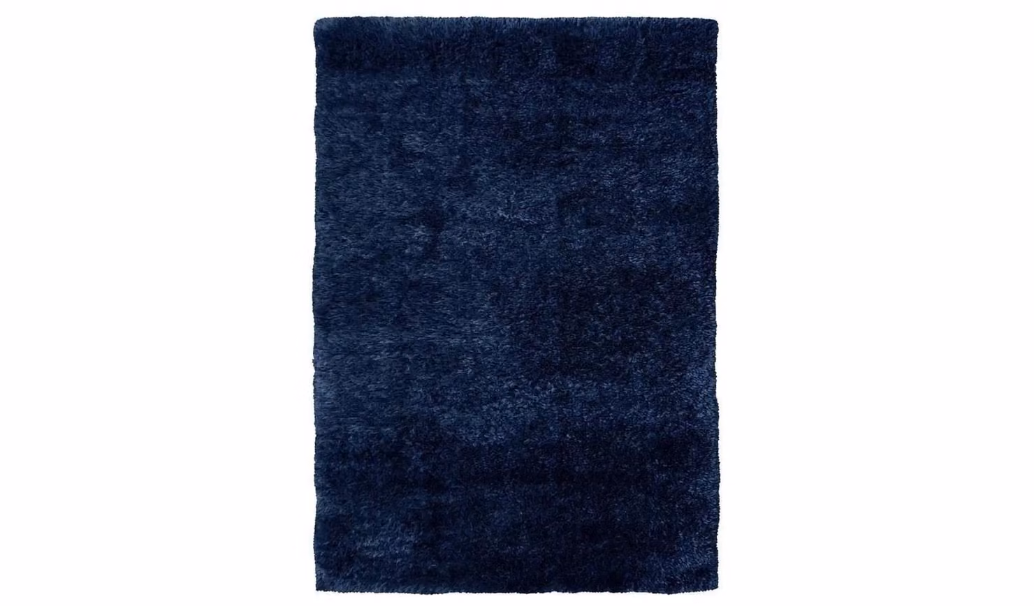 Homemaker Supersoft Plain Navy Shaggy Rug, W: 80 cm, L: 150 cm