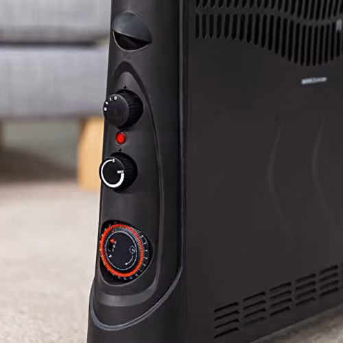 Russell Hobbs RHCVH4002B 2000W Electric Convector Heater in Black with 3 Heat Settings, Adjustable Thermostat and Overheat Protection – 7