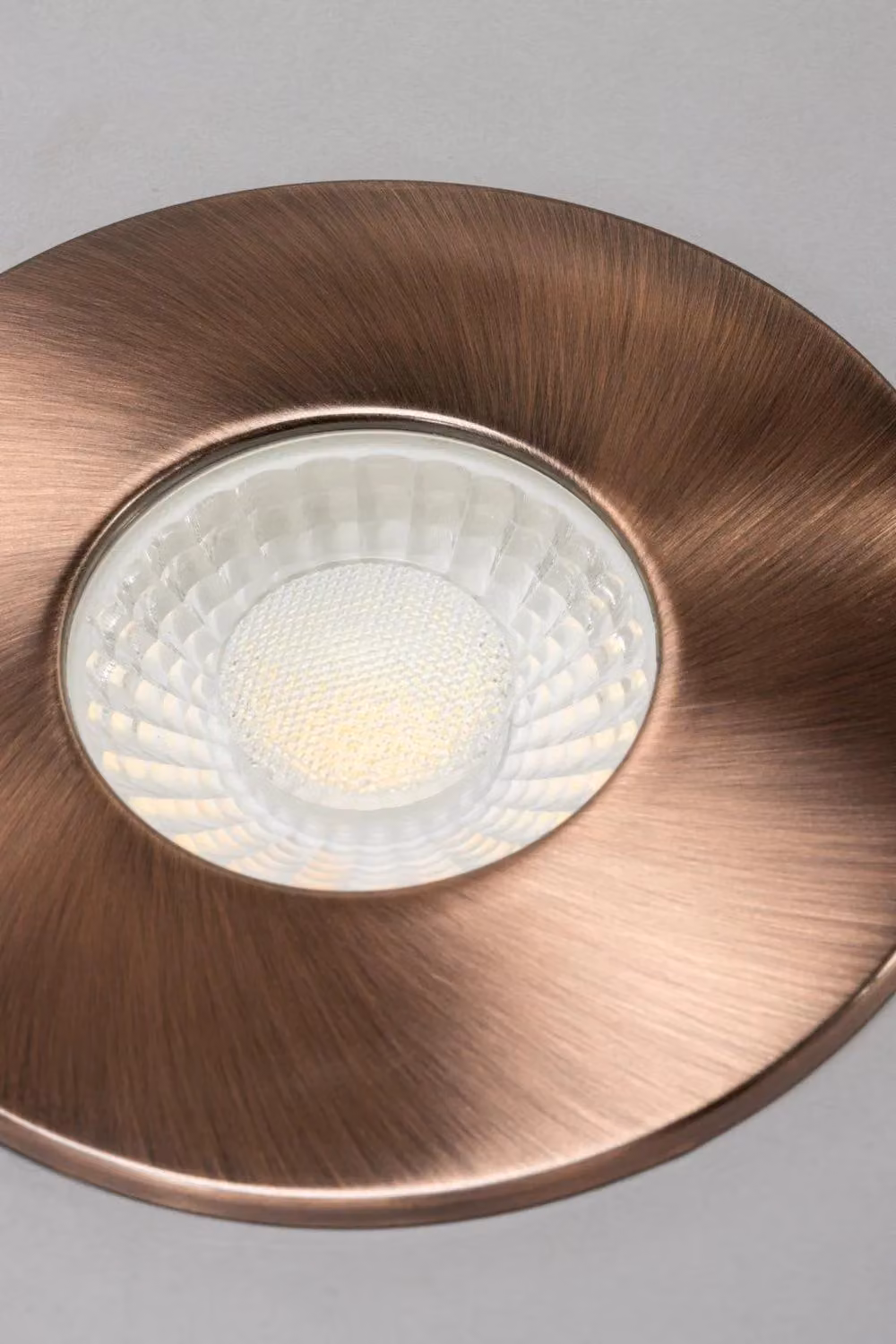 BHS Lighting Nate Circular Recessed Fire Rated Spotlight in Copper – 2