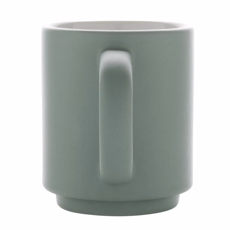 XD Design Stackable Ceramic Mug, Green, 180ml
