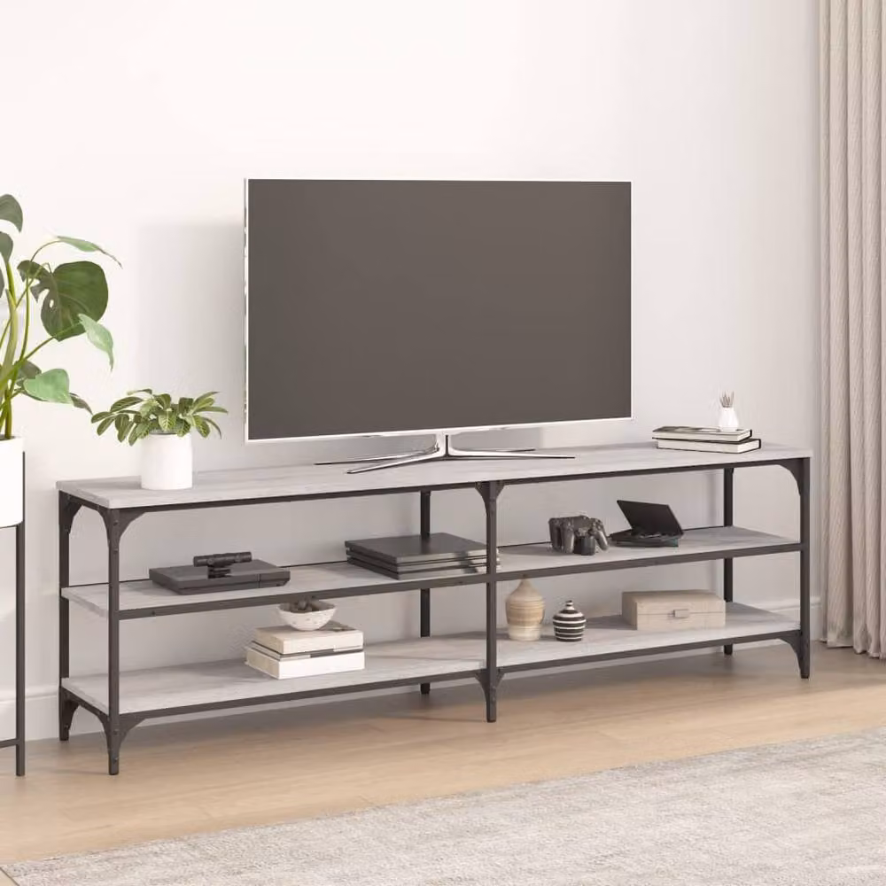 Berkfield Home Grey Sonoma TV Cabinet W/D/H: 160 x 30 x 50 cm – 2