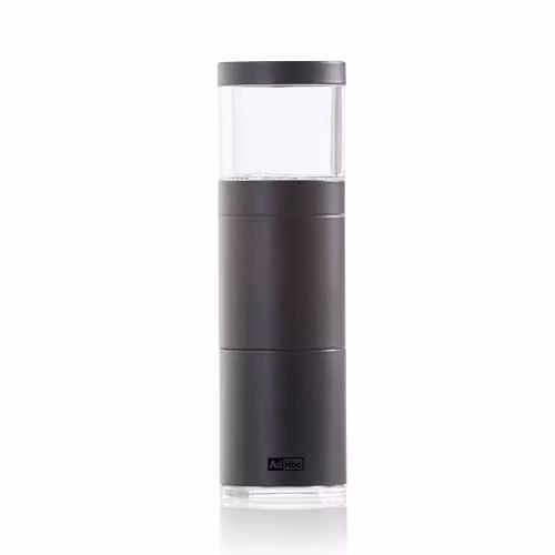 AdHoc Muskatino Nutmeg Mill and Spice Grinder with Ceramic Mechanism in Black Stainless Steel and Acrylic – 1