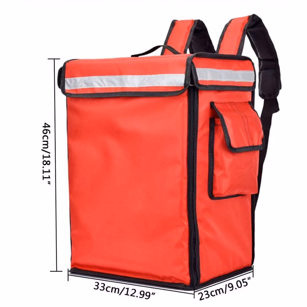 SPETLEK Red Insulated Food Delivery Backpack for Pizza, 42L – 2