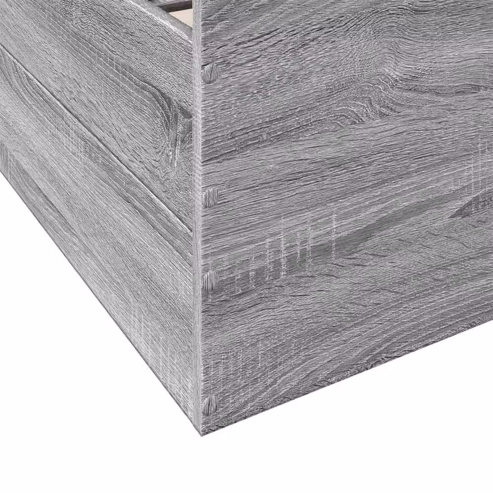 Berkfield Home Grey Bed Frame with Drawers W: 160 cm, D: 200 cm – 2