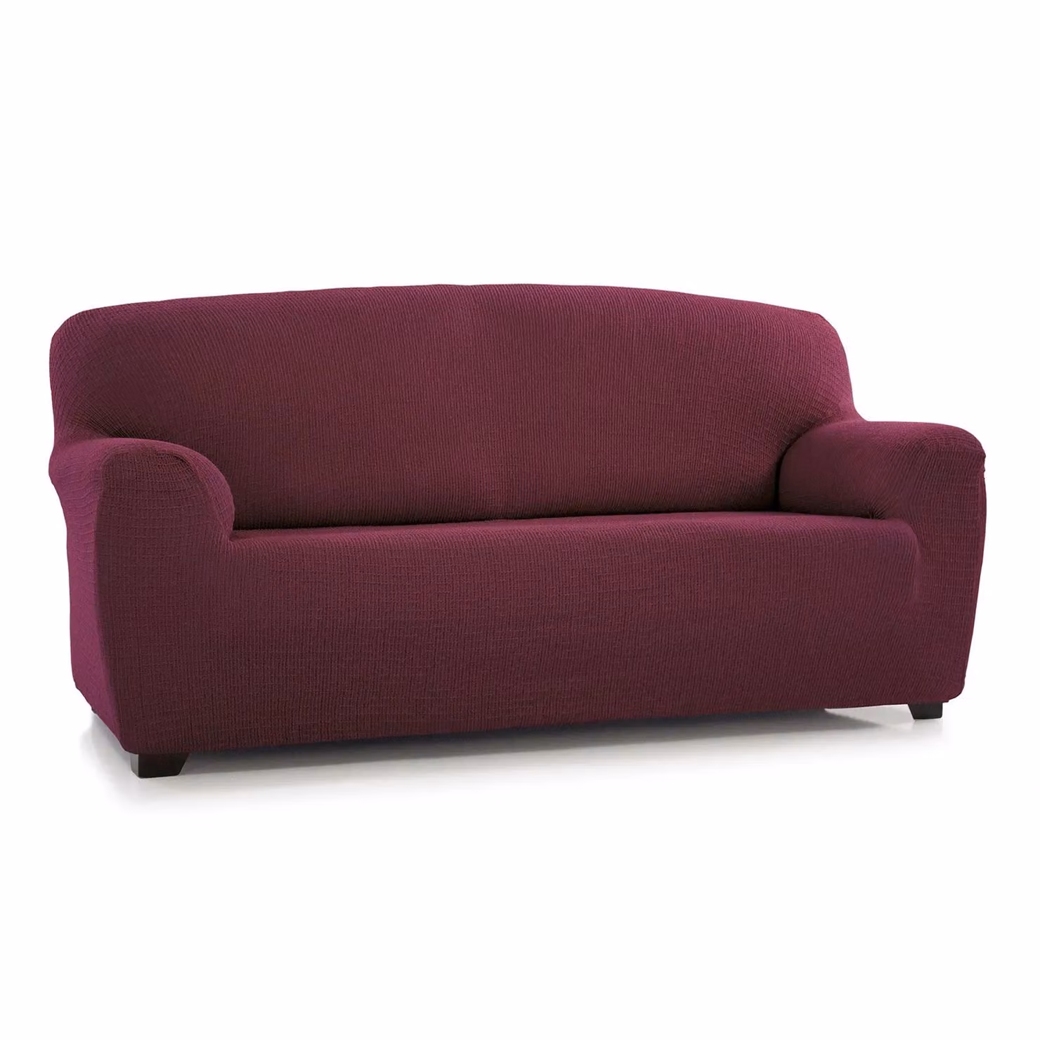 Homescapes Luxury Clare Two Seater Armchair Cover Slipcover Protector in Purple – 2