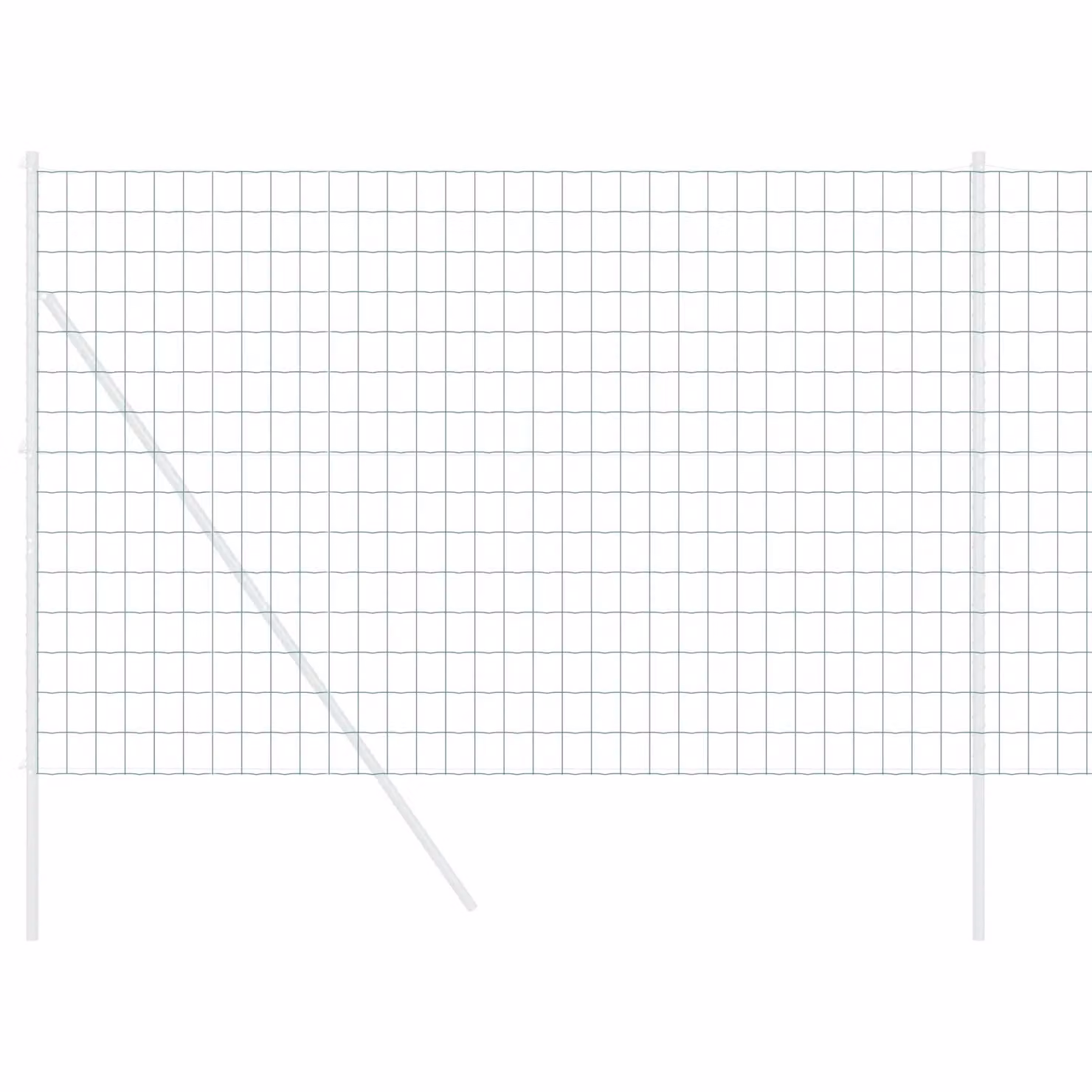 Berkfield Home Euro Fence Green PVC-Coated Steel Fencing, H: 1.6 m x W: 10 m – 2