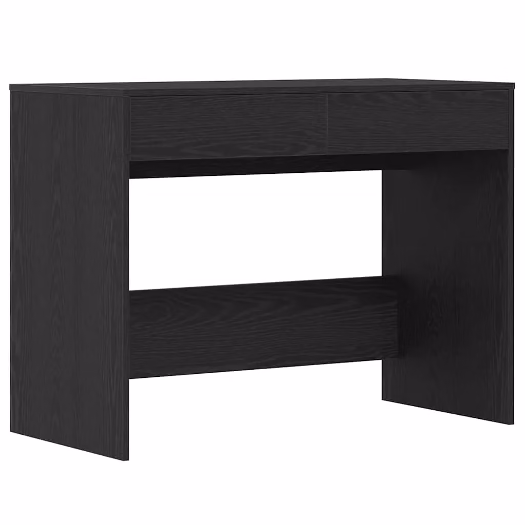 Berkfield Modern Writing Desk in Black Oak, W/D/H: 101 x 50 x 76.5 cm – 2