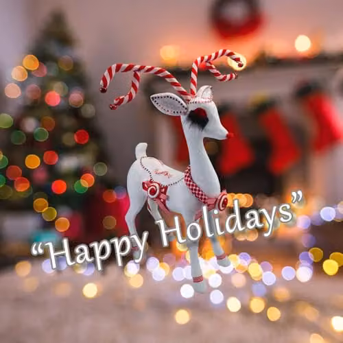 VFM e-Store Christmas Reindeer Decoration, White and Red, H 60 cm x W 16 cm – 3