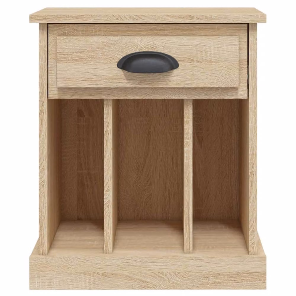 Berkfield Home Elegant Bedside Cabinets, 2 Piece Set in Sonoma Oak, Light Brown, W/D/H: 43 x 36 x 50 cm – 3